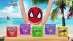 Bad Baby SpiderMan Crying and Learn Colors with Colorful M&M candy, Masha Finger Family Song