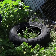 Turn Old Tires Into Colorful Outdoors Storage Seats