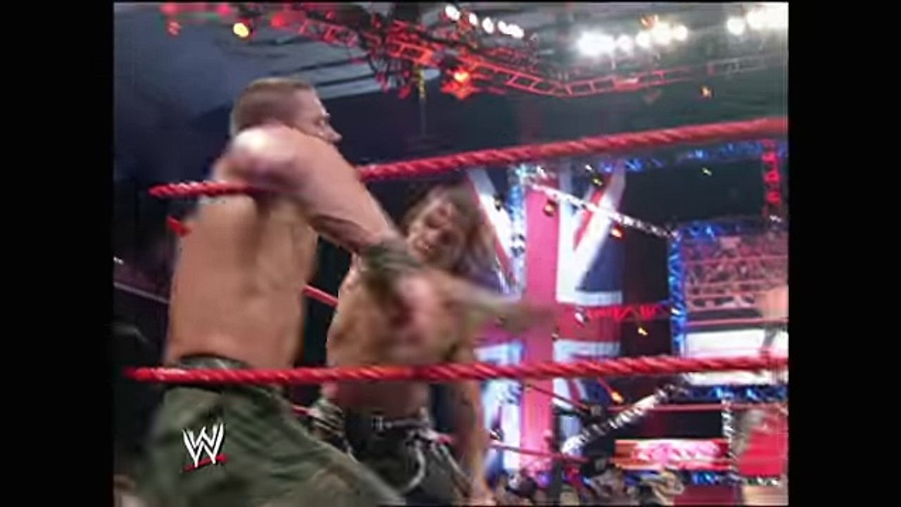 John Cena faces Shawn Michaels in non-title WrestleMania rematch- Raw, April 23, 2007 - YouTube