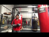 mikey garcia on the heavybag - EsNews Boxing