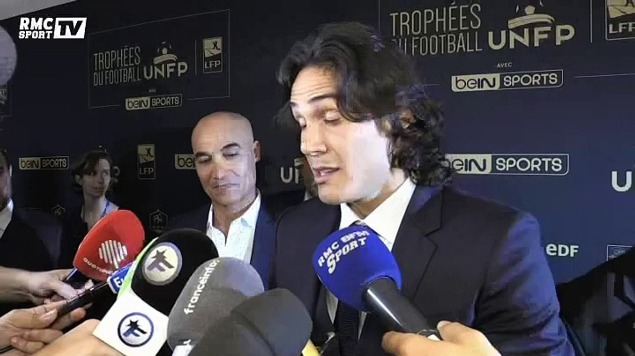 Trophées UNFP – Cavani : "Je remercie mes coéquipiers"