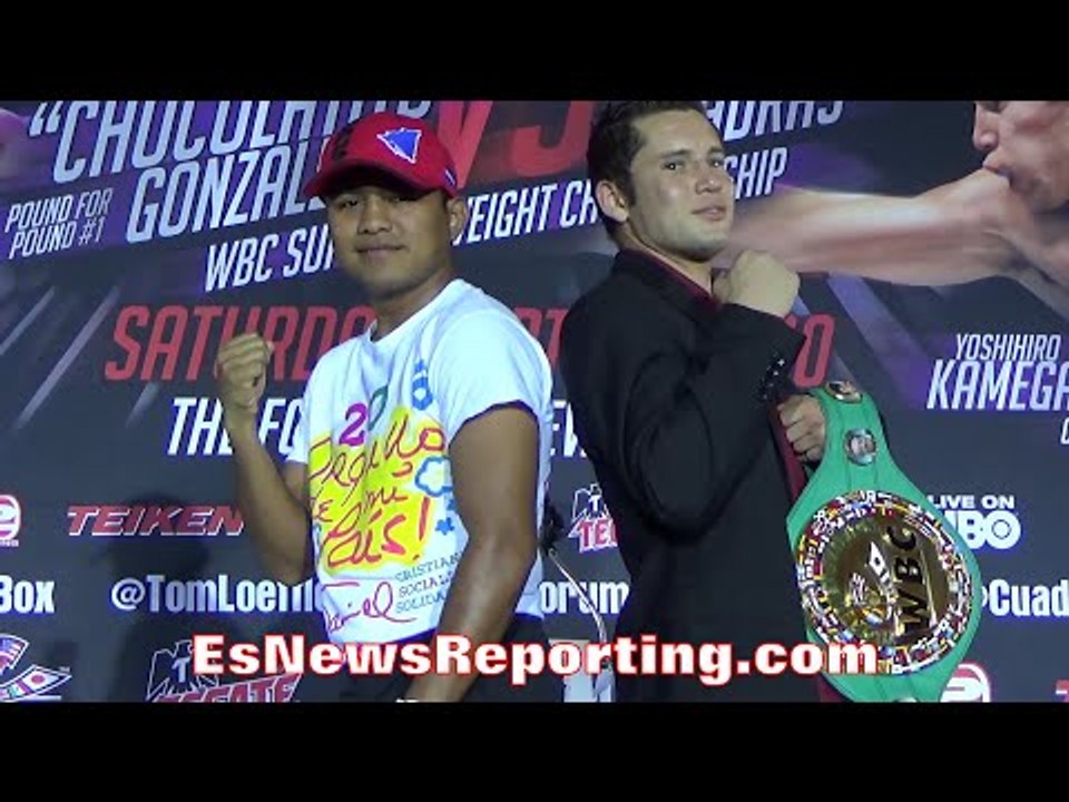 ROMAN GONZALEZ VS CARLOS CUADRAS PRESS CONFEREN...