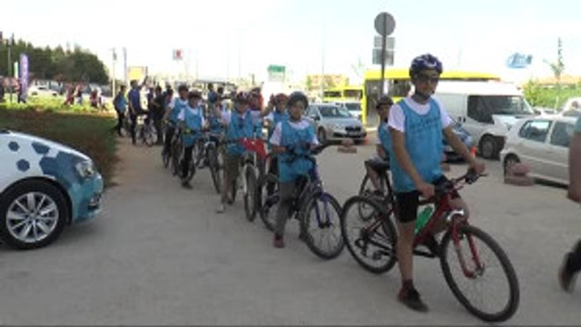 Sağlığın İçin Pedal Çevir Sloganıyla Düzenlenen Bisiklet Turuna Yoğun İlgi