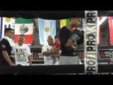 Pallo Garcia working mitts with Mikey Garcia - EsNews Boxing