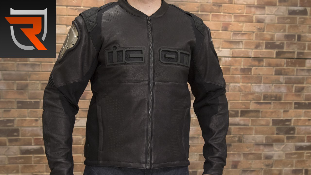 ICON TiMax Leather Motorcycle Jacket Product Spotlight Video | Riders Domain