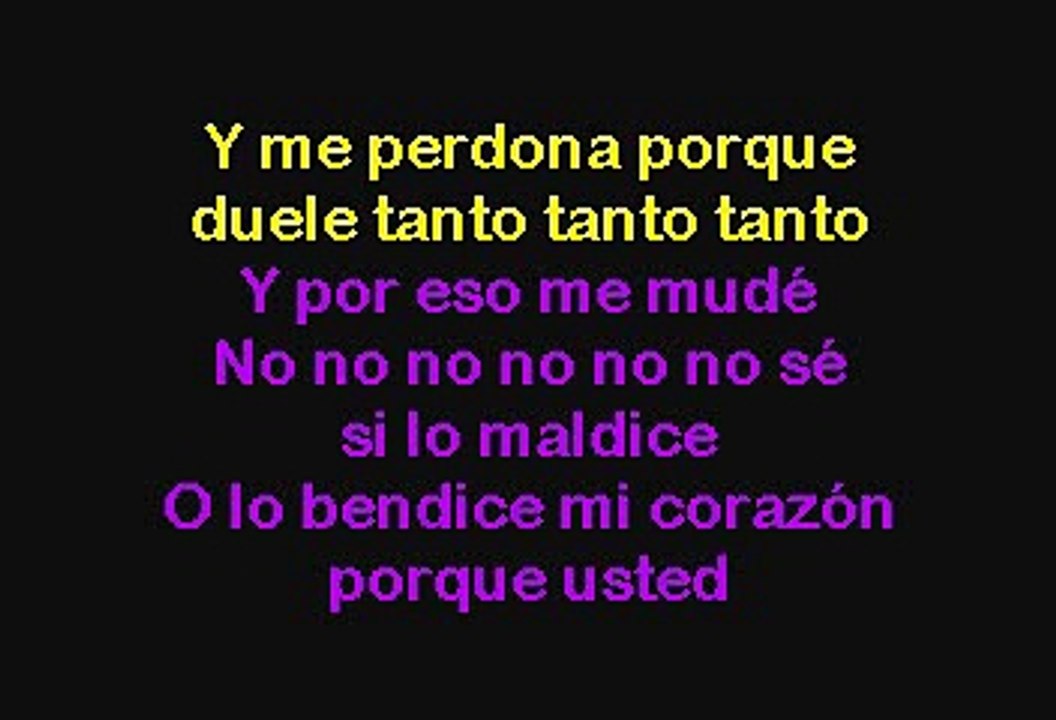 Celia Cruz - Usted Abusó (Karaoke)