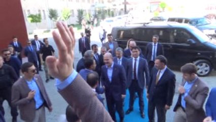 Bakan Soylu Iğdır'da Muhtarlarla Bir Araya Geldi
