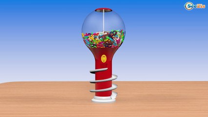 Learn Colors for Children Ice Cream Learning Pacman for Kids Bowling Educational Preschool