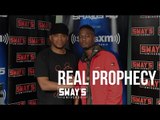 Friday Fire Cypher: Real Prophecy Freestyles Live on Sway in the Morning