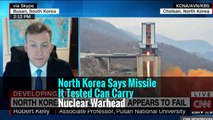 North Korea Says Missile It Tested Can Carry Nuclear Warhead
