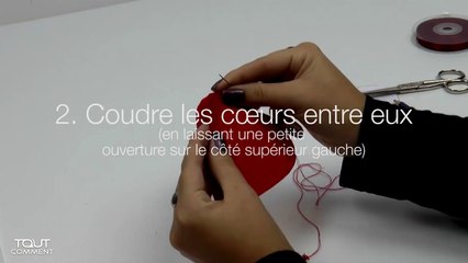 Décoration pour arbre de Noël  à faire soi-même  - cœur-9tNgihFde9s