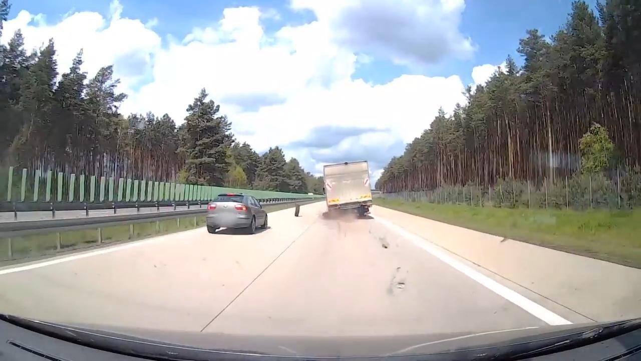 Accident when overtaking