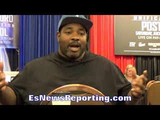 TRAINER BRIAN MCINTYRE SAYS HE ALREADY "SIZED UP" PACQUIAO "I KNOW HOW TO BEAT HIM!!"