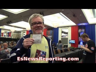 EPIC!! FREDDIE ROACH FLOSSES BETTTING TICKET!!! DOWN TO BET 1K TO WIN 9K!! BETS POSTOL BY K.O.