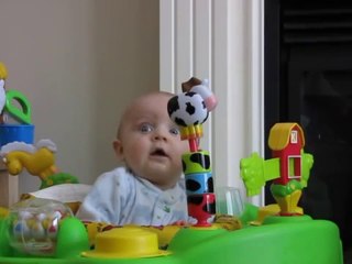 Mom Scares Baby While Blowing Her Nose (Besnny Videos - Fun)[1]