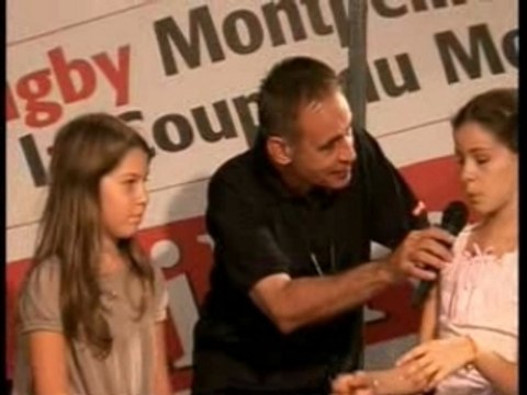 l'école sainte thérèse de Lunel en visite sur la foire