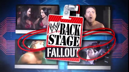 Khali comforts Natalya - Backstage Fallout - October 25_ 2013