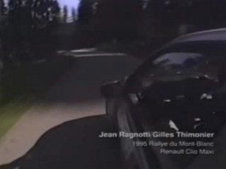 Ragnotti - Renault Clio Maxi - Rallye Mont Blanc -