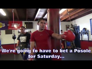 CARLOS CUADRAS DEBATES & BETS WITH TRAINER RUDY HERNANDEZ OVER CRAWFORD VS POSTOL - EsNews Boxing