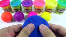 Learn Colors with Play Doh !! Pl Doh Ice Cream Popsicle Peppa Pig Elephant