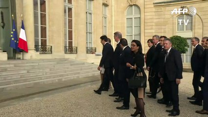 Paris 2024: Emmanuel Macron reçoit les membres du CIO à l'Elysée