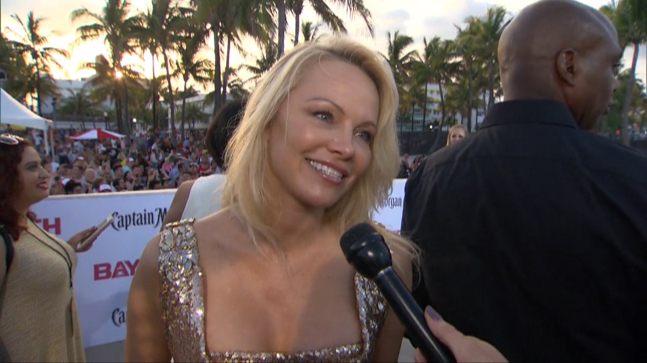 Sexy Miami 'Baywatch' Premiere: Pamela Anderson