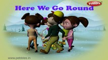 Here We Go Round The Mulberry Bush | Baby songs | 3d animated poems for kids | nursery rhymes with lyrics | Nursery poems for kids | kids songs | Funny poems for kids |