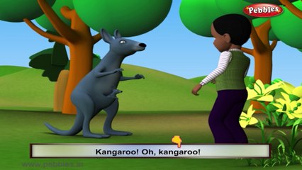 Kangaroo Oh Kangaroo  | Baby songs | 3d animated poems for kids | Funny poems for children | Funny nursery rhymes for children |