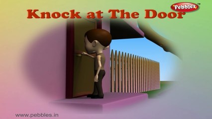 Knock At The Door | Baby songs | 3d animated poems for children | Nursery rhymes with lyrics | nursery poems for kids | Funny poems for children |