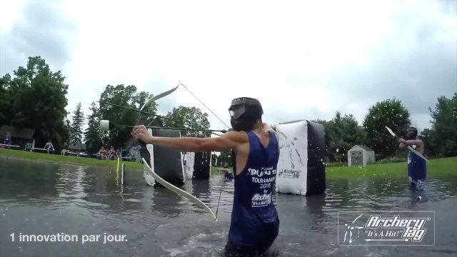 Archery Tag, une variante du paintball... Mais avec des arcs et des fleches