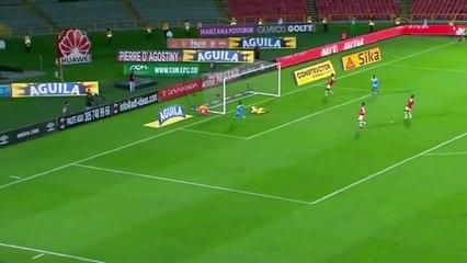 Il célèbre son but en s'enroulant dans une bache de pub et se prend un carton