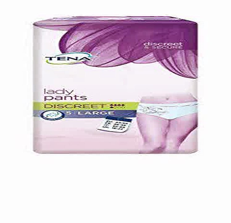 _!- TENA Lady Pants Discreet Large - Absorbency 360ml - 6 Packs of 5 Pieces (30 Total) -!_