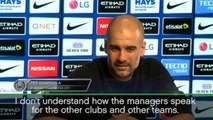 Guardiola tells Wenger to win more games before complaining
