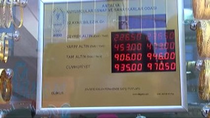 Antalya'da 3 Bin Kuyumcu Turistleri Bekliyor