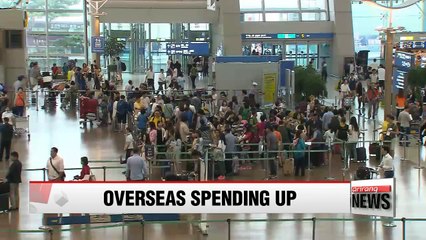 Overseas credit card transactions up 65 pct. over long May weekend