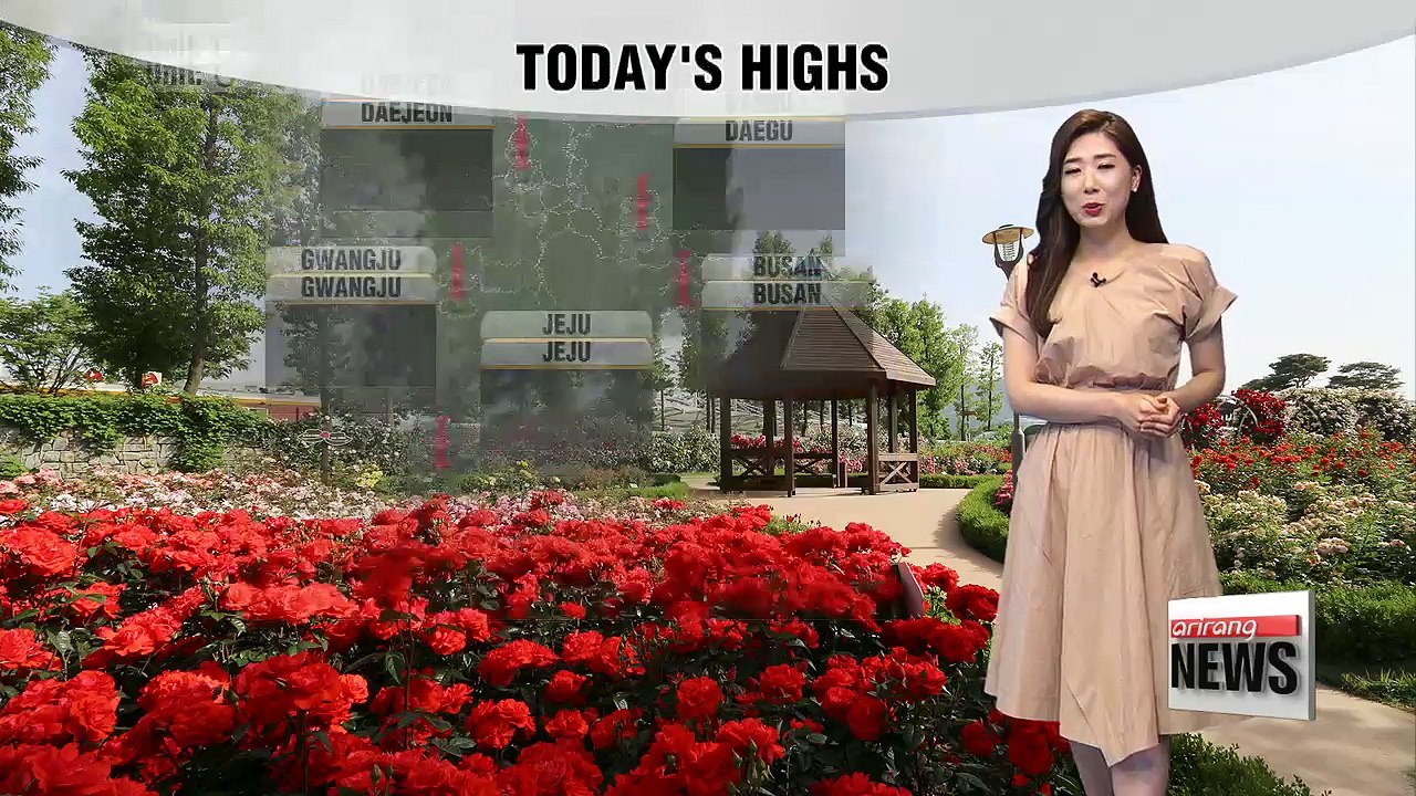 Warm highs under sunny skies, normal air quality