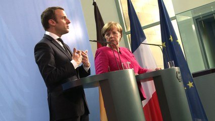 Merkel et Macron prêts à un changement des traités européens