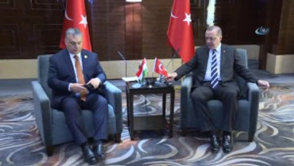 Pekin)- Cumhurbaşkanı Erdoğan, Macaristan Başbakanı Orban'ı Kabul Etti