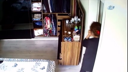 Yatak Odası Kamera Taktı Hırsız Komşusu Çıktı