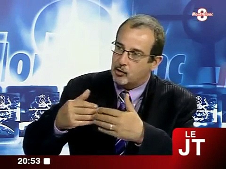 Interview Bernard Bosson à TV8 Mont Blanc