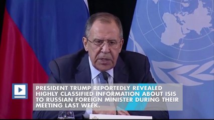 What highly classified information did Trump tell the Russians?