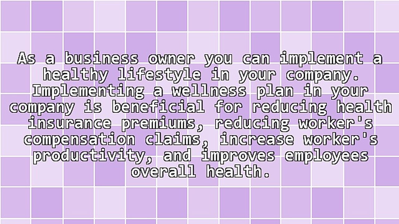 Creating a Wellness Plan for Your Company
