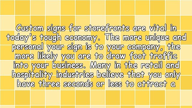 Create Effective Custom Signs For Your Business