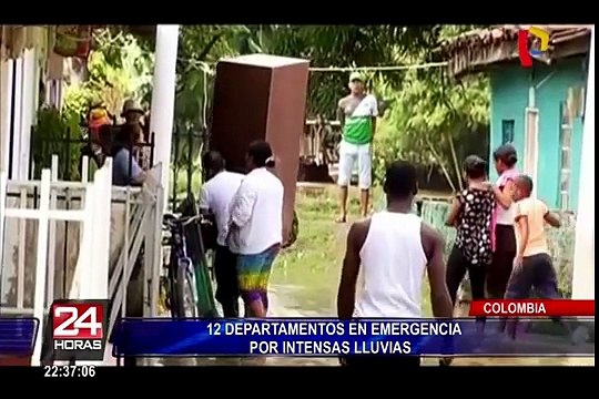 Colombia: regiones en estado de emergencia por intensas lluvias