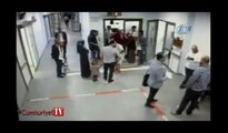 Arnavutköy Devlet Hastanesi'nde baltalı saldırı kamerada
