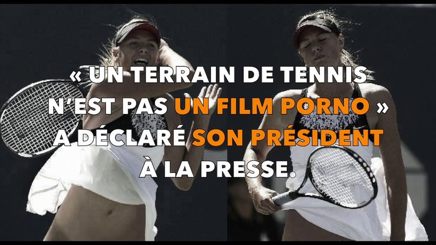 La championne Maria Sharapova joue au tennis sans sa culotte! - video  Dailymotion