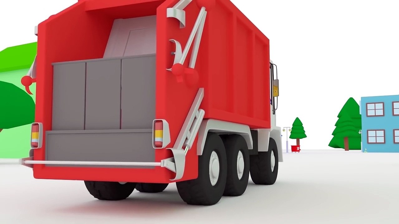 Learn numbers with garbage truck Educational cartoon for children & toddlers