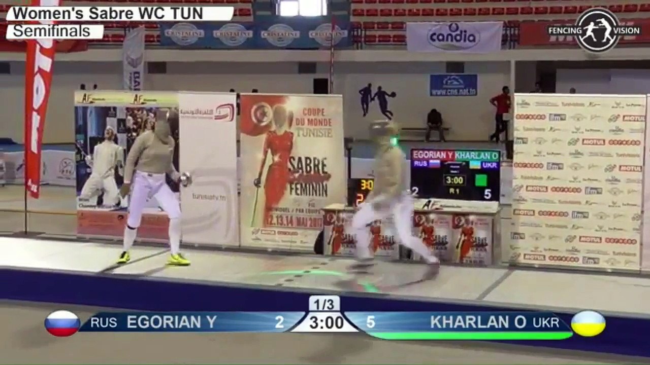Фехтование. Харлан (Украина) - Егорян (Россия) 15׃12. Кубок мира