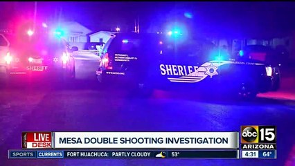 MCSO: Suspects at large after double shooting in Mesa