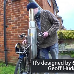 He designed steaming bike